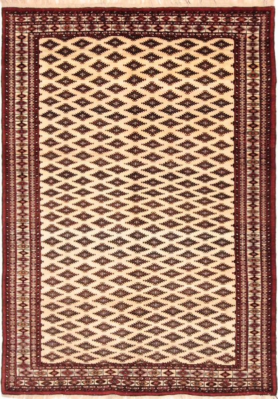 Turkaman Orientteppich 242x170 cm, geometrisch, handgeknüpft