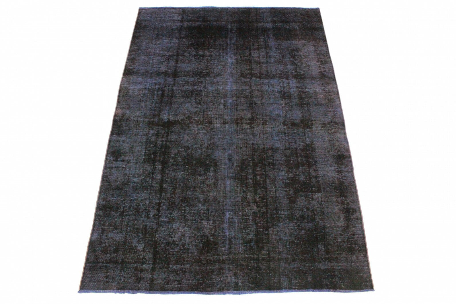 Vintage Orientteppich Blau Lila 270x189 cm - handgeknüpft