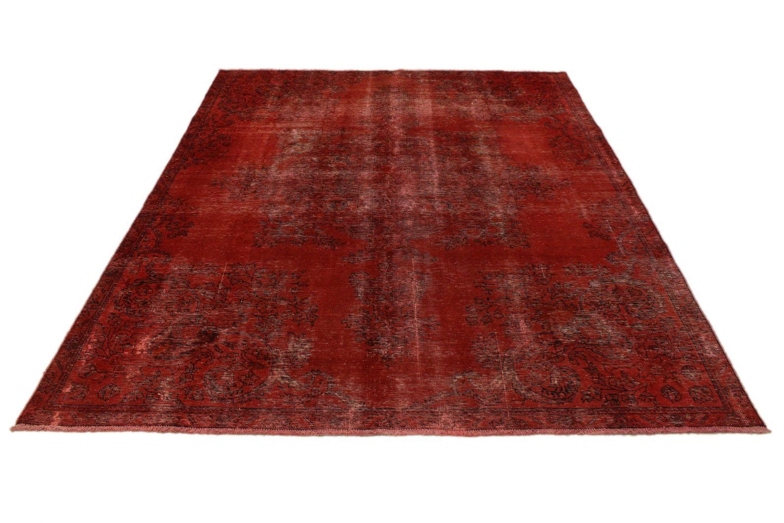 Vintage-Orientteppich Rot 320x239 cm – handgeknüpft, einzigartig