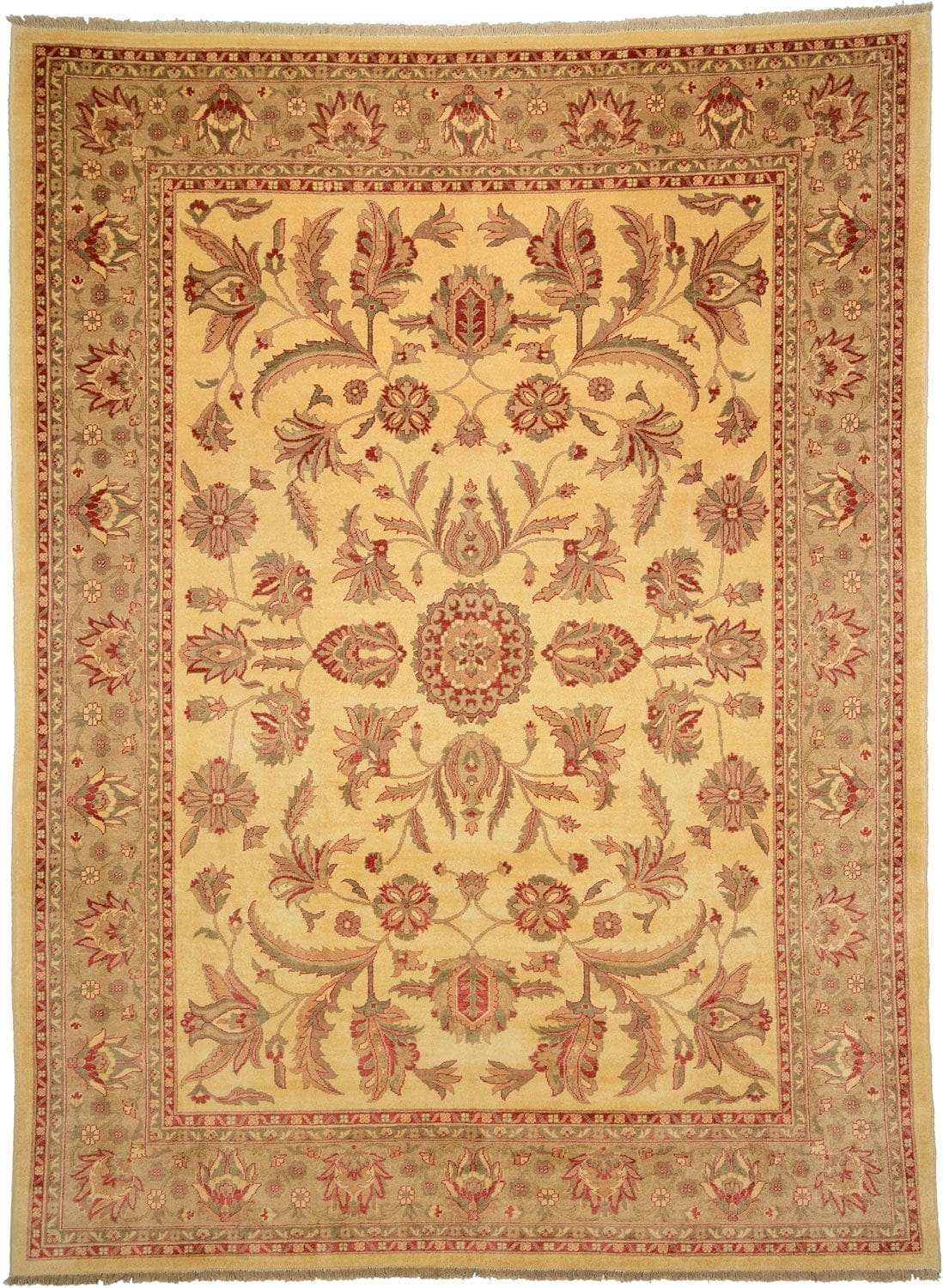 Ziegler Farahan Teppich 268 x 363 cm, handgeknüpft, Orientteppich