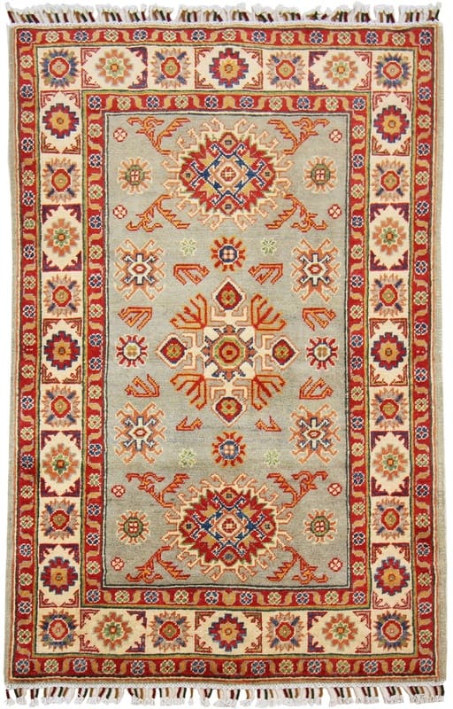 Ziegler Orientteppich 144x98 cm, antik-look, handgeknüpft