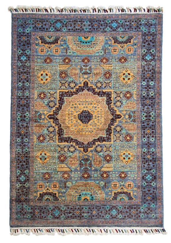 Ziegler Orientteppich 147x102 cm - Antiklook, handgeknüpft