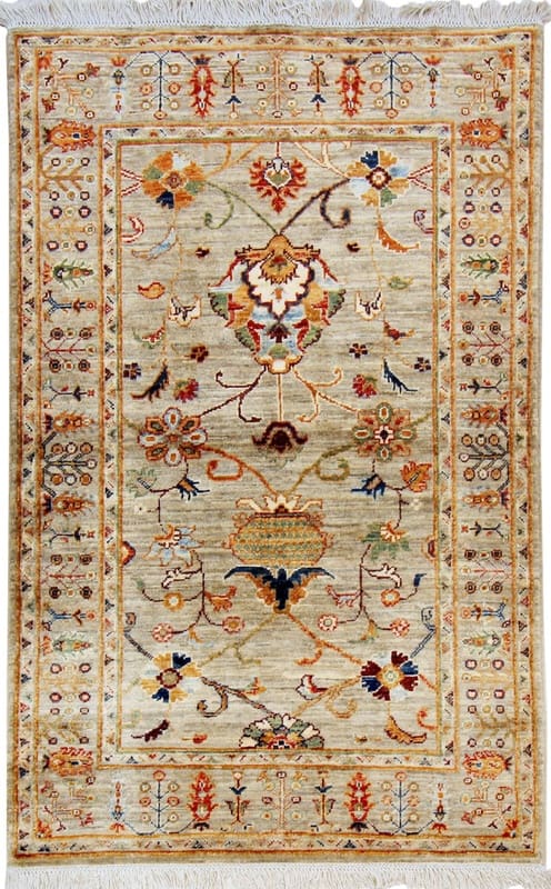 Ziegler Orientteppich 152x100 cm – Antiklook, Handgeknüpft