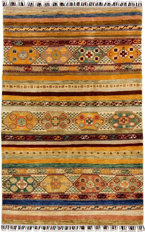 Ziegler Orientteppich 152x102 cm - Antiklook, handgeknüpft