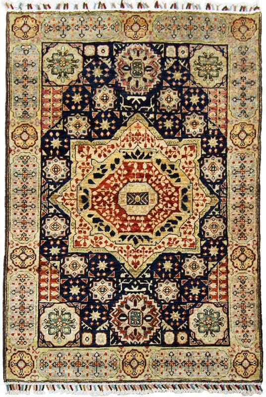 Ziegler Orientteppich 152x105 cm – antikes Design, handgeknüpft