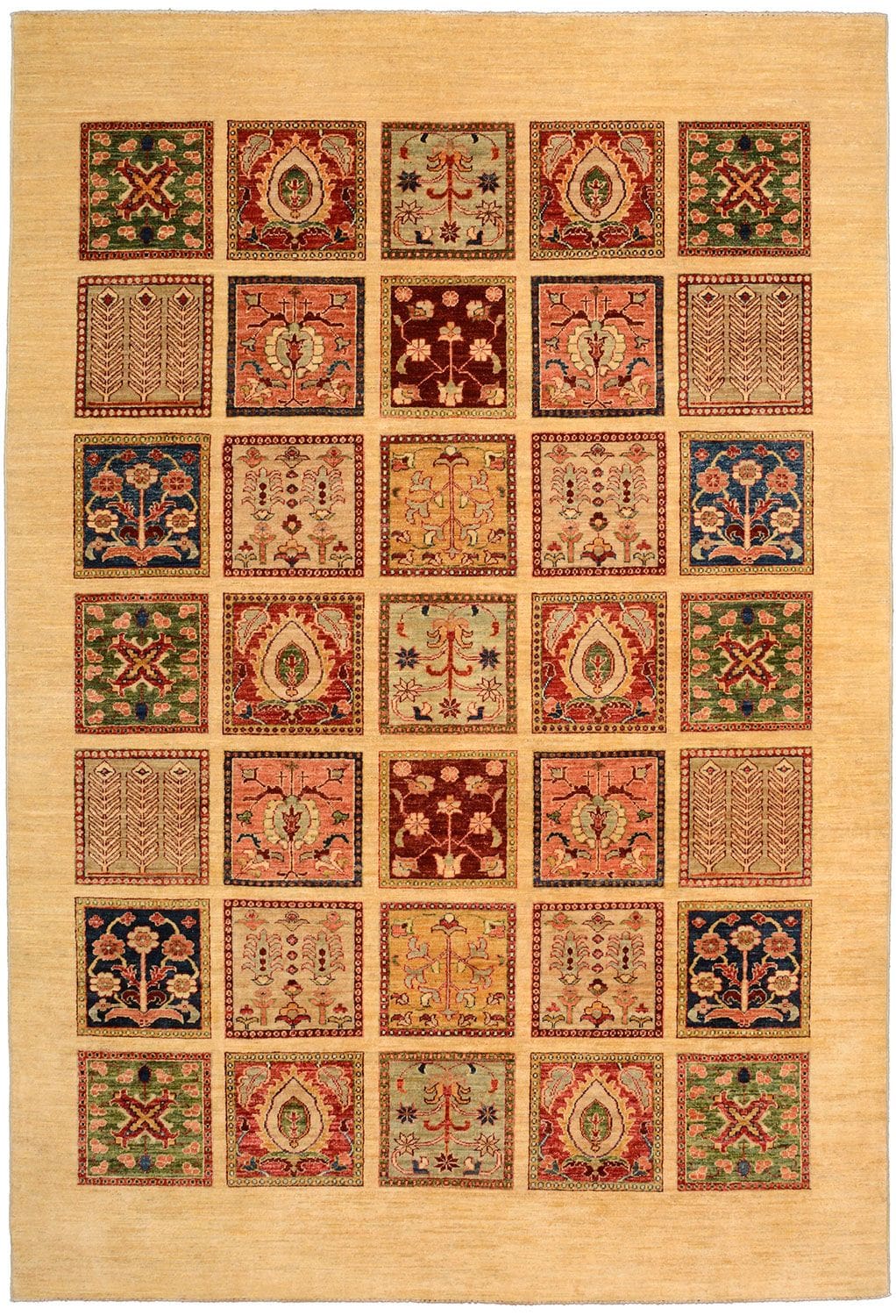 Ziegler Orientteppich 199 x 282 cm - Schurwolle, handgeknüpft