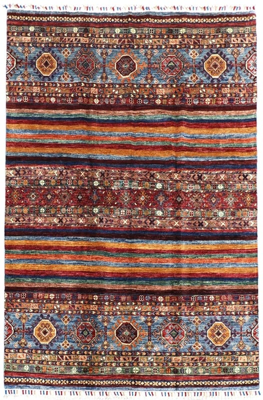 Ziegler Orientteppich 201x146 cm - Antiklook, Handgeknüpft