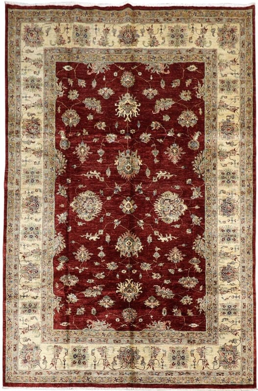 Ziegler Orientteppich 298x211 cm - Antikes Design, handgeknüpft