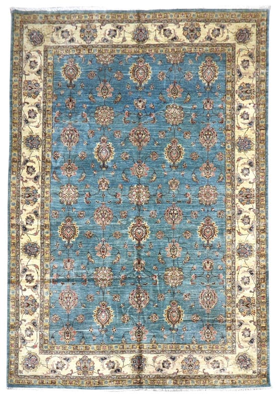 Ziegler Orientteppich 345x256 cm – Antiklook, handgeknüpft