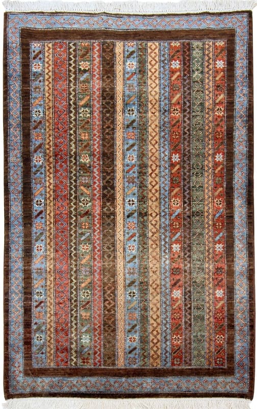 Ziegler Teppich 151x102 cm, antik, handgeknüpft, Orientteppich