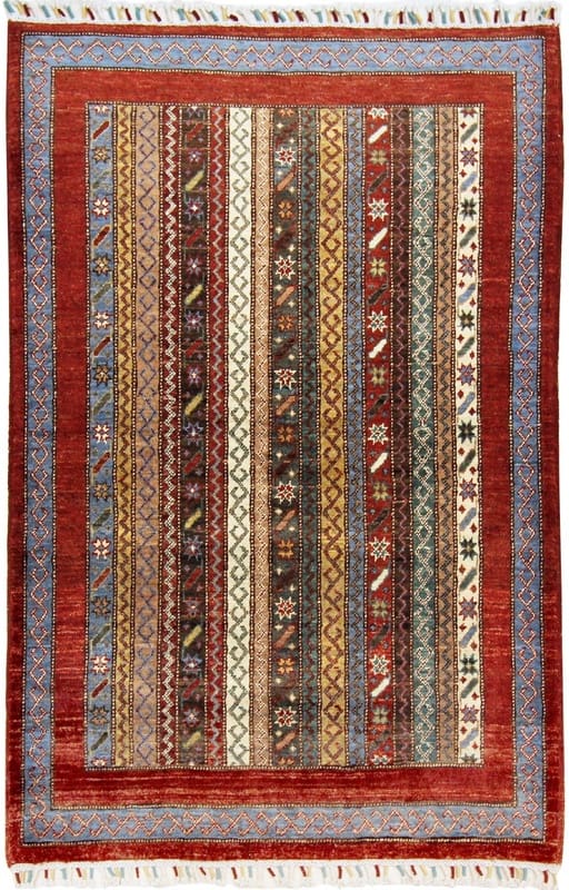 Ziegler Teppich 153x102 cm - antik, handgeknüpft, Orientteppich