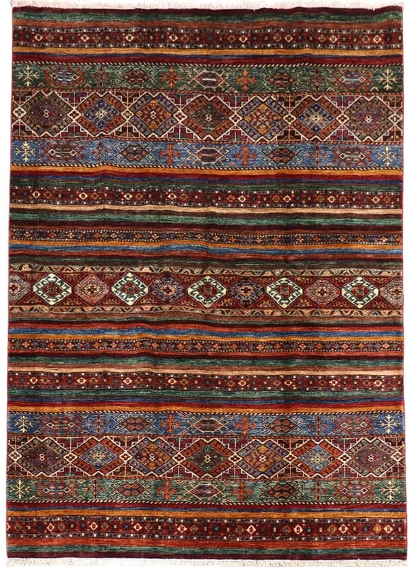 Ziegler Teppich 230x172 cm - antik, handgeknüpft, Orientteppich