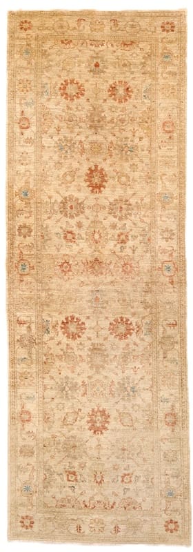 Ziegler Teppich 364x124 cm - Klassisches Design, handgeknüpft