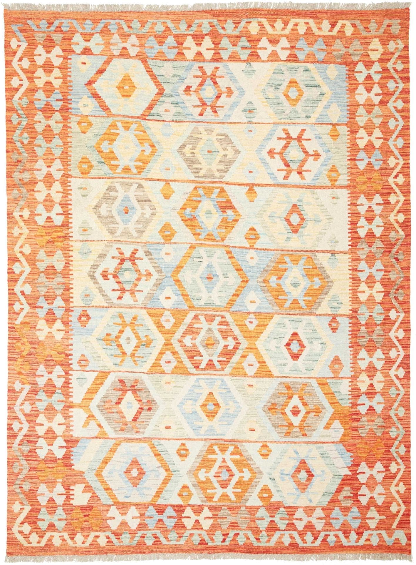 Afghanischer Kelim 176 x 233 cm – Schurwolle, handgewebt