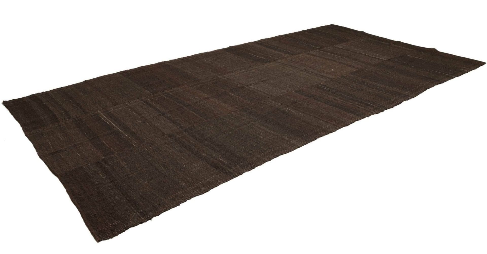 Antiker Kelim 215 x 405cm - Handgewebt, rustikales Flair, warm
