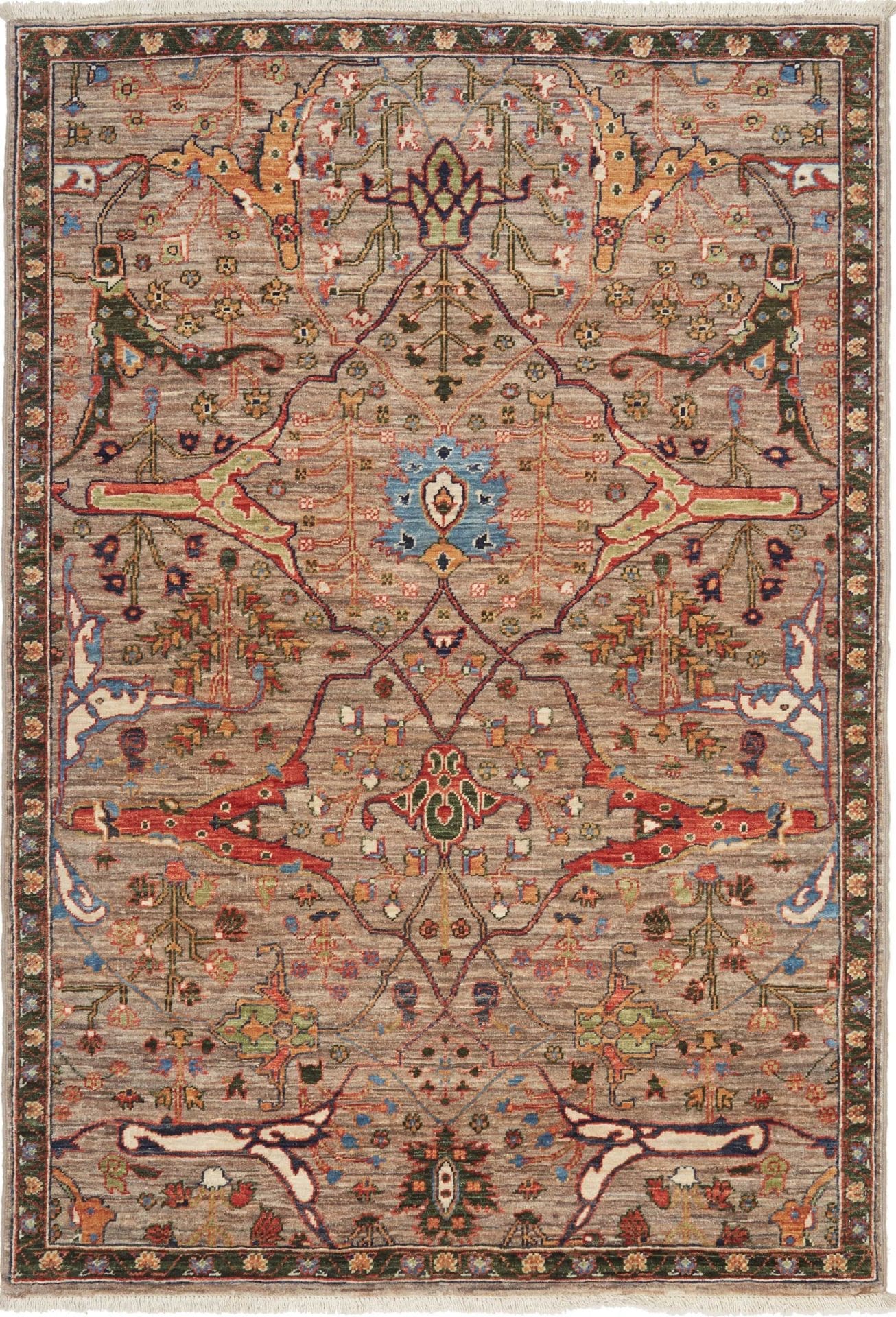 Ariana Orientteppich 101 x 149 cm aus Schurwolle, handgeknüpft