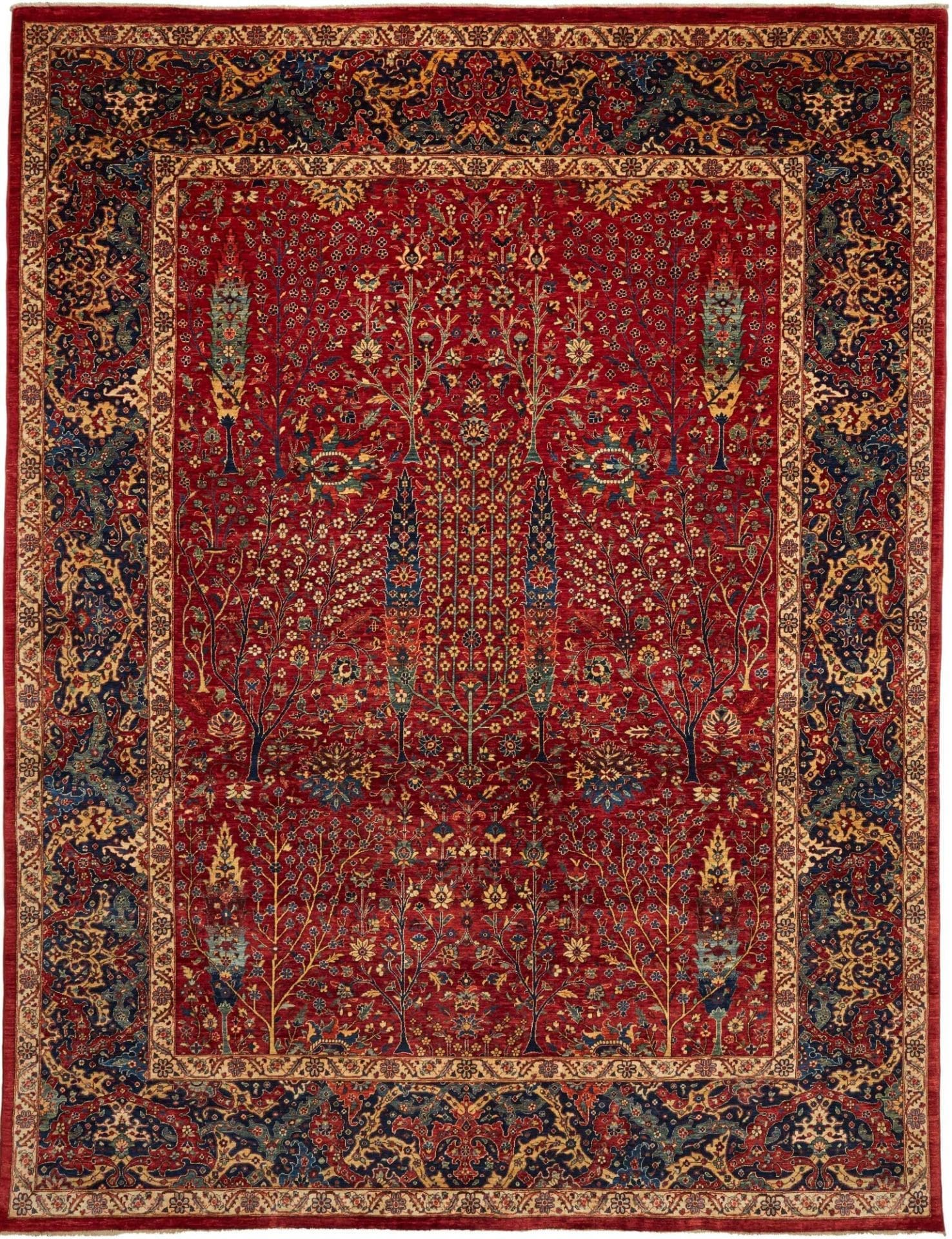 Ariana Orientteppich 272 x 352cm aus Wolle, handgeknüpft