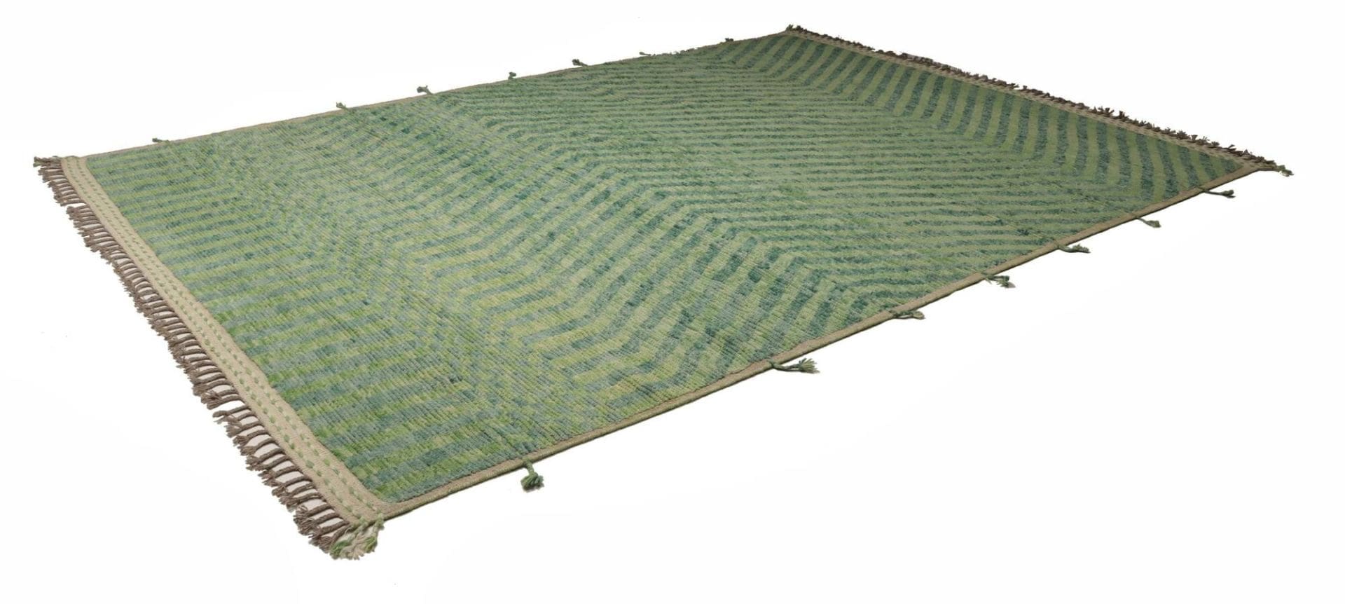 Berber Orientteppich 272 x 383 cm aus Schurwolle, handgeknüpft