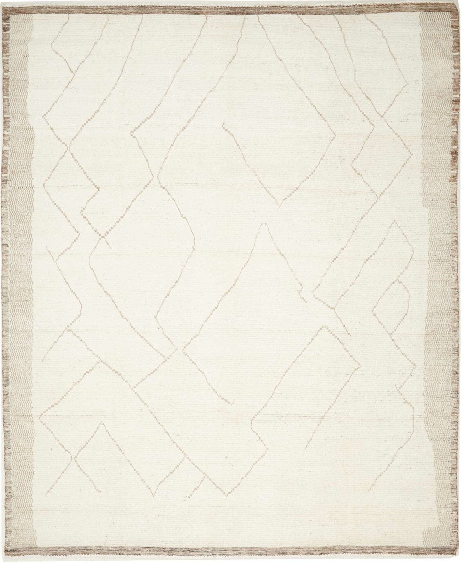 Berber Teppich 247 x 293cm aus Schurwolle, handgeknüpft, Orientteppich