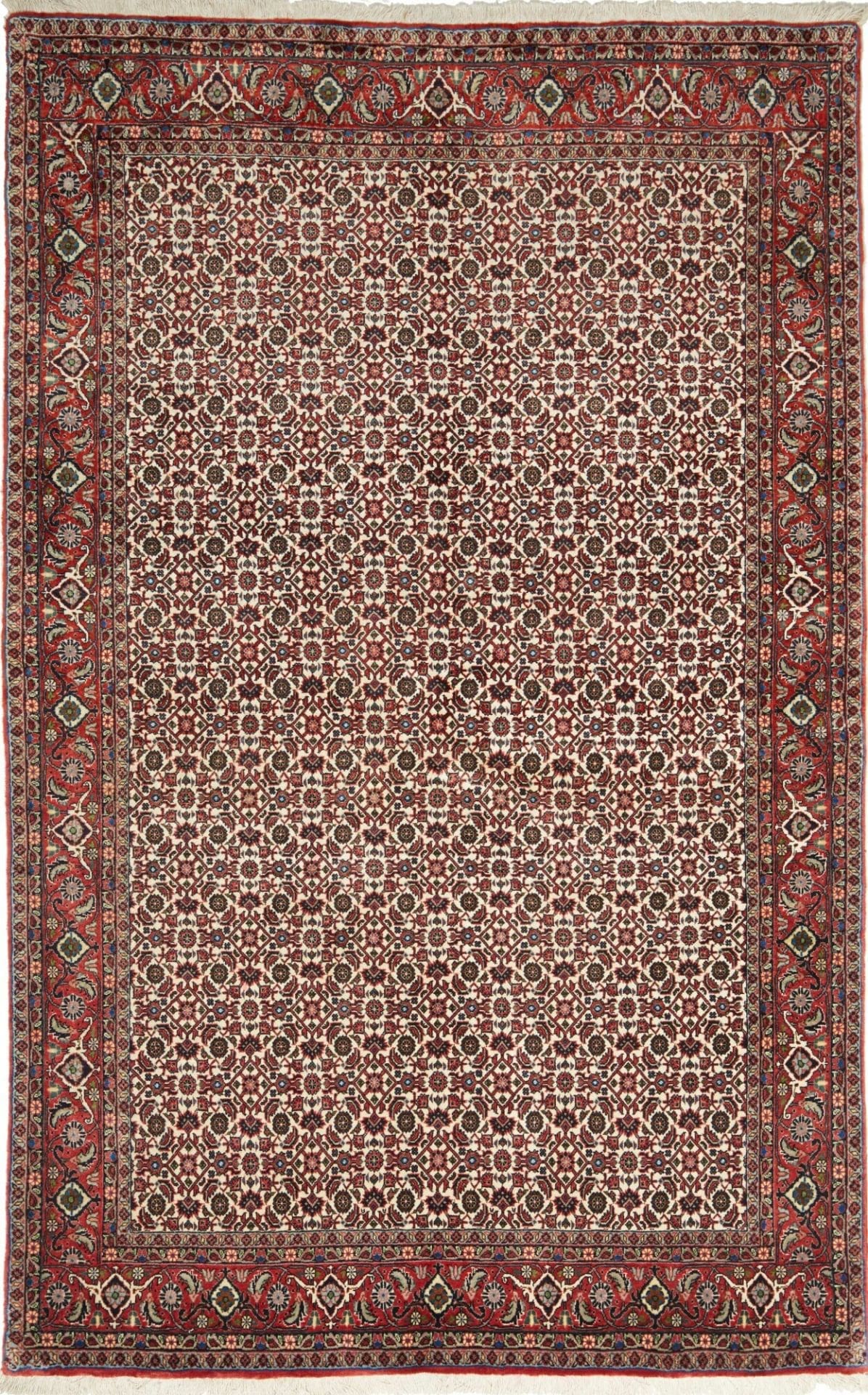 Bidjar 141 x 216cm Perserteppich aus Schurwolle, handgeknüpft