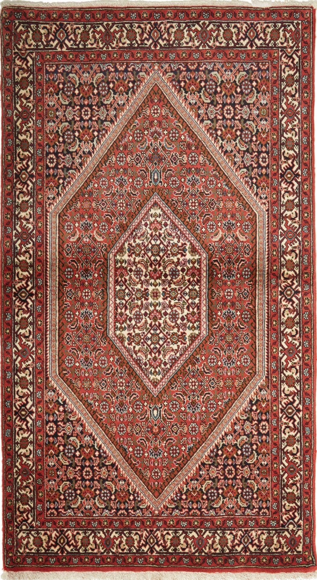 Bidjar Teppich 113 x 166cm, handgeknüpft, aus Schurwolle, Perserteppich