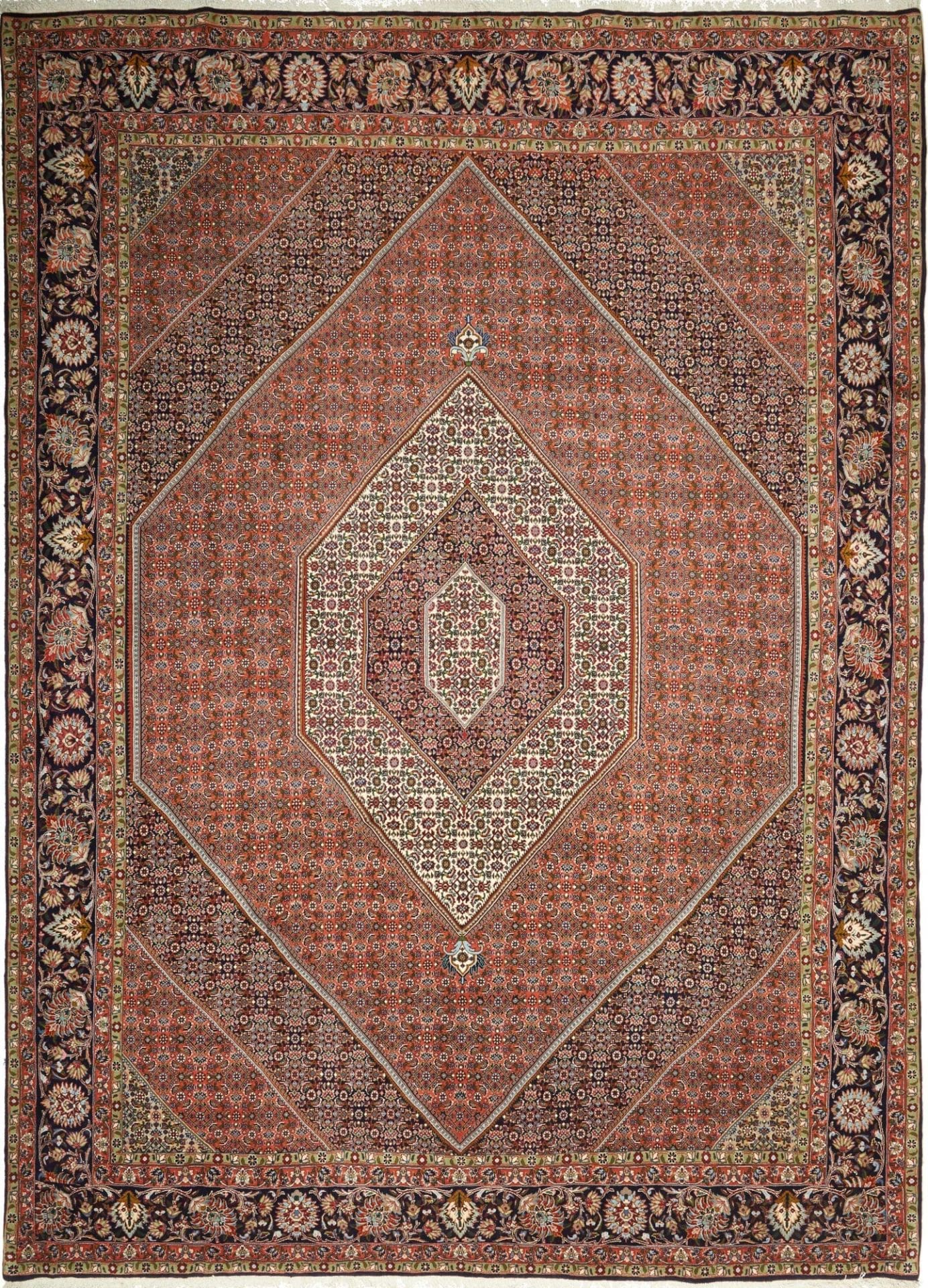 Bidjar Teppich 258 x 347cm – Handgeknüpft, Schurwolle, Perserteppich