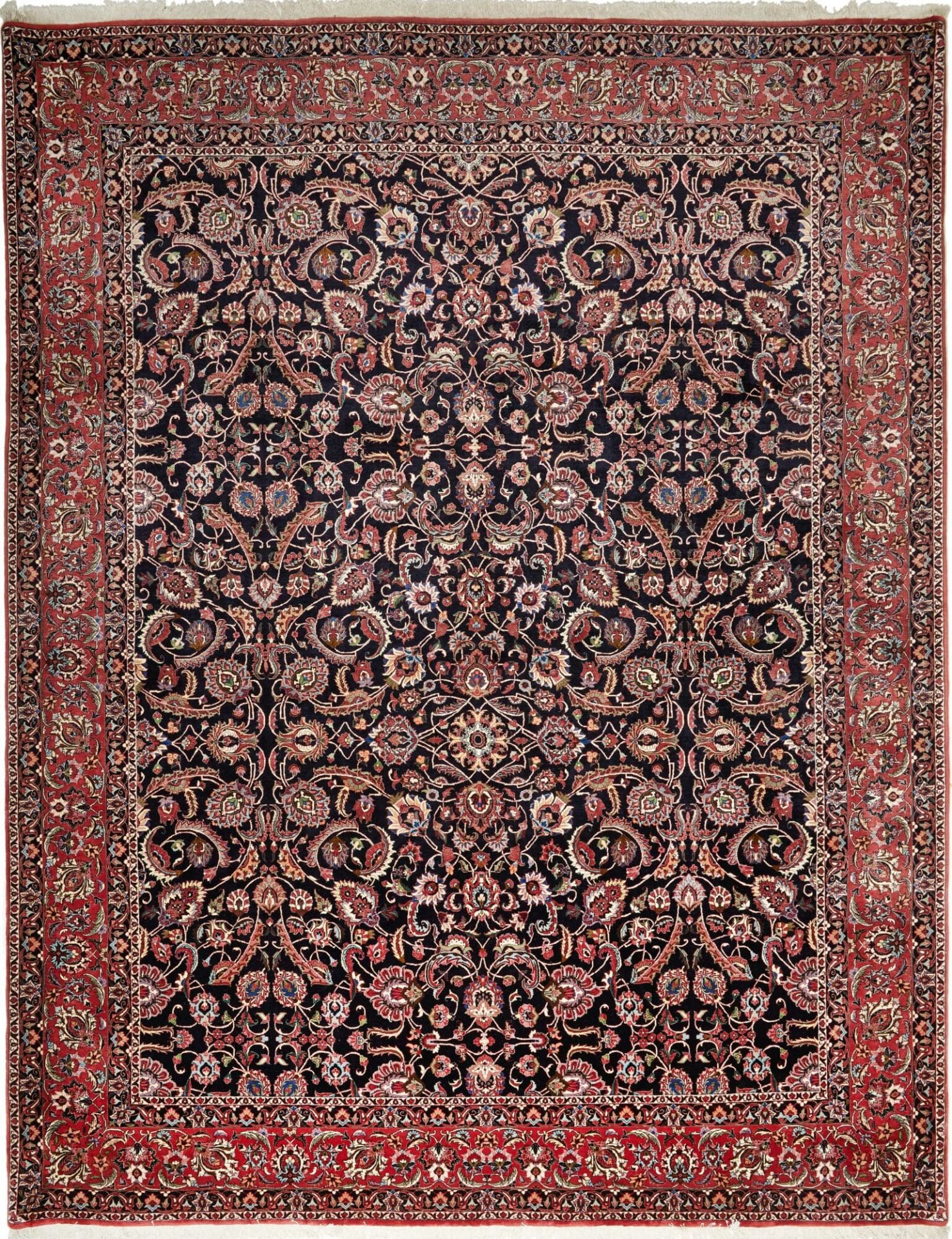 Bidjar Teppich 308 x 399cm, Schurwolle, handgeknüpft, Perserteppich