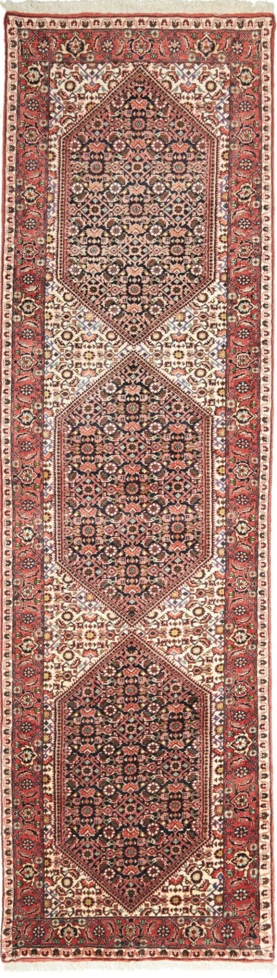 Bidjar Teppich 71 x 255cm, Schurwolle, Handgeknüpft, Perserteppich