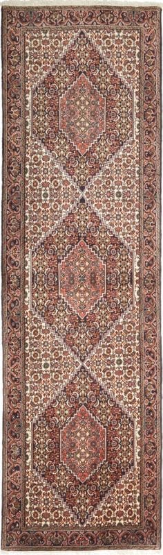 Bidjar Teppich 77 x 251 cm | Schurwolle, Handgeknüpft, Perserteppich