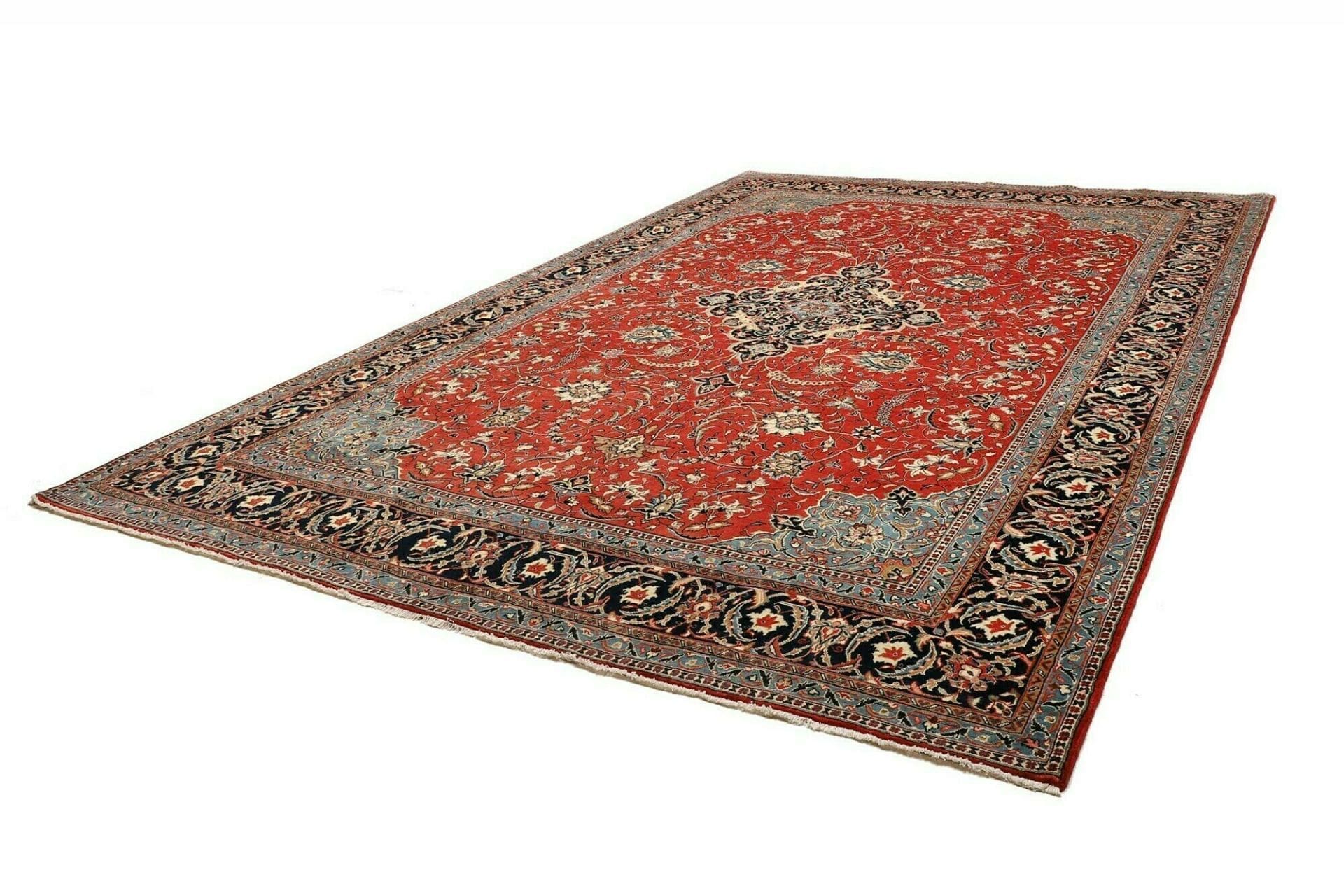 Eleganter Sarough Farahan Orientteppich 268 x 385cm – handgeknüpft H1