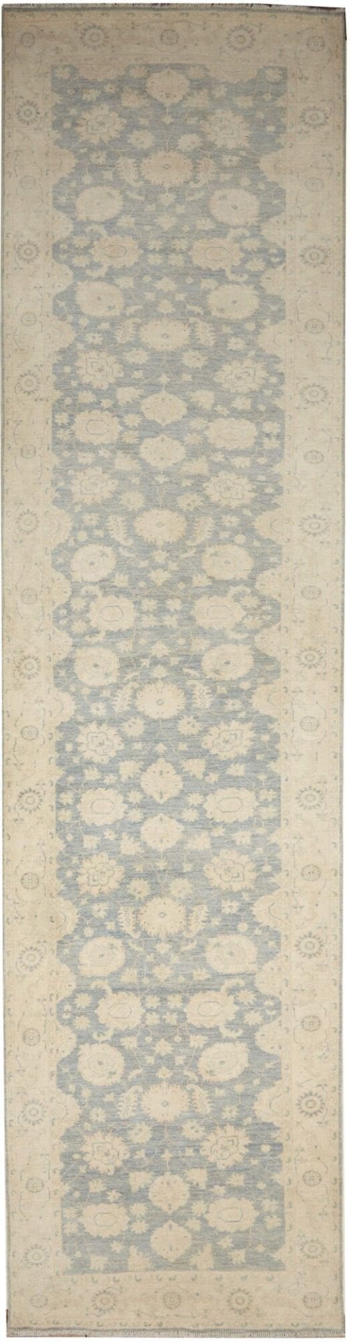 Eleganter Ziegler Orientteppich 124 x 475 cm aus Schurwolle, handgeknüpft