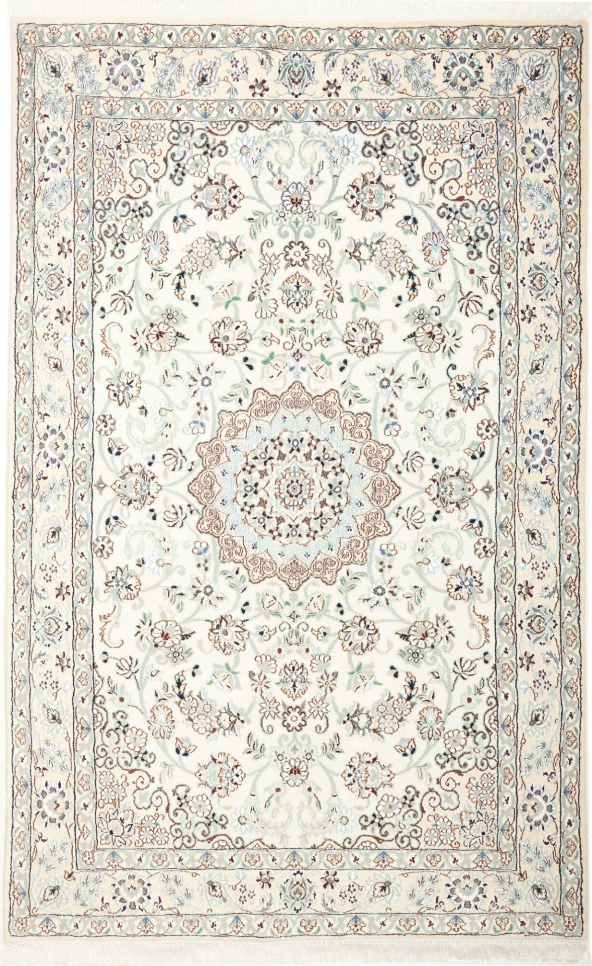 Exklusiver Nain Teppich 130 x 206 cm - Schurwolle, handgeknüpft