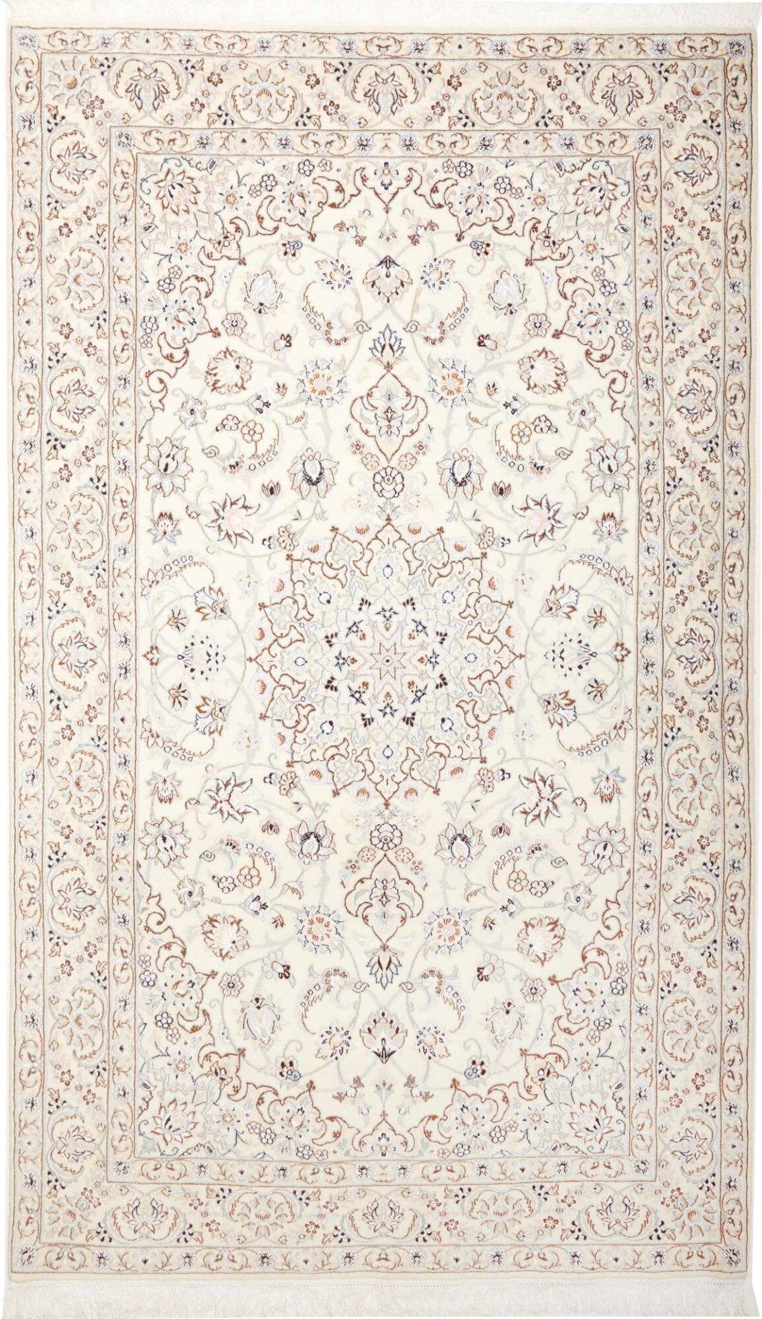 Exklusiver Nain Teppich 158 x 264 cm - Handgeknüpft, Perserteppich