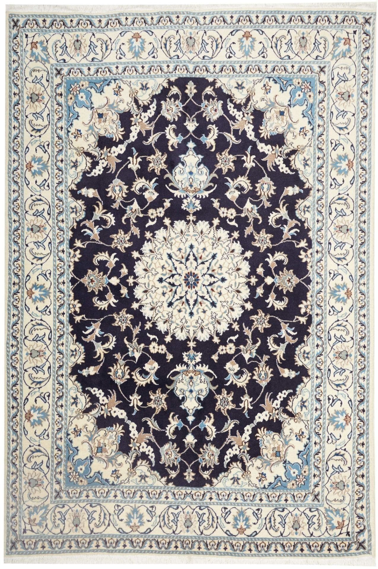 Exklusiver Nain Teppich 168 x 245cm, Schurwolle, handgeknüpft