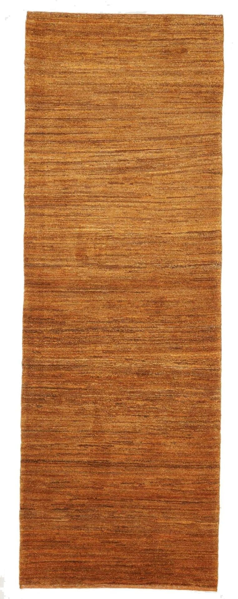 Gabbeh Teppich 96 x 269cm aus Schurwolle, handgeknüpft, Orientteppich