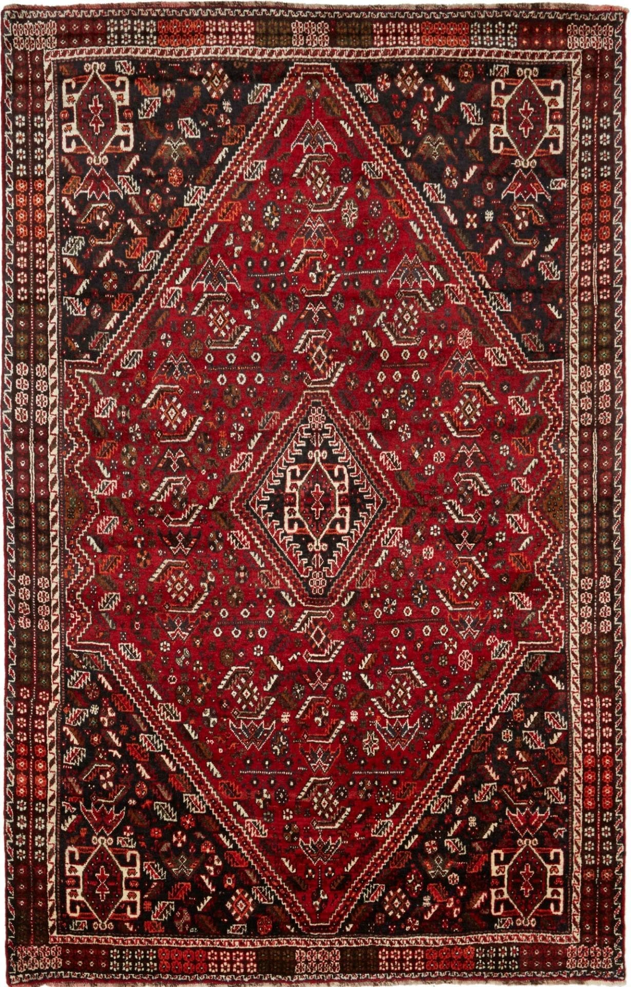 Gashghai Orientteppich 178 x 275 cm | Handgeknüpft, Wolle, bunt