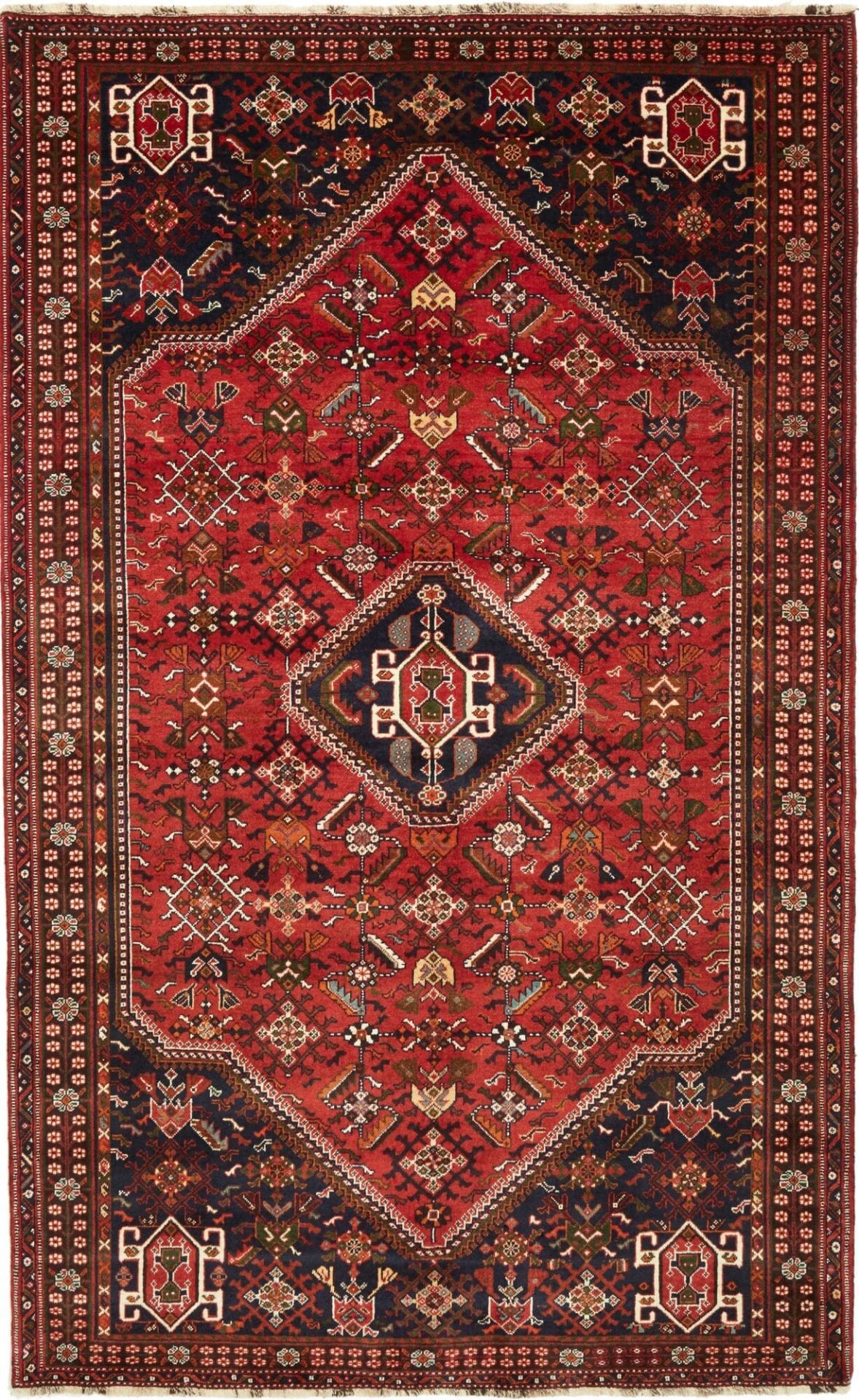 Gashghai Teppich 163 x 262cm – Handgeknüpft, Schurwolle, Orientteppich