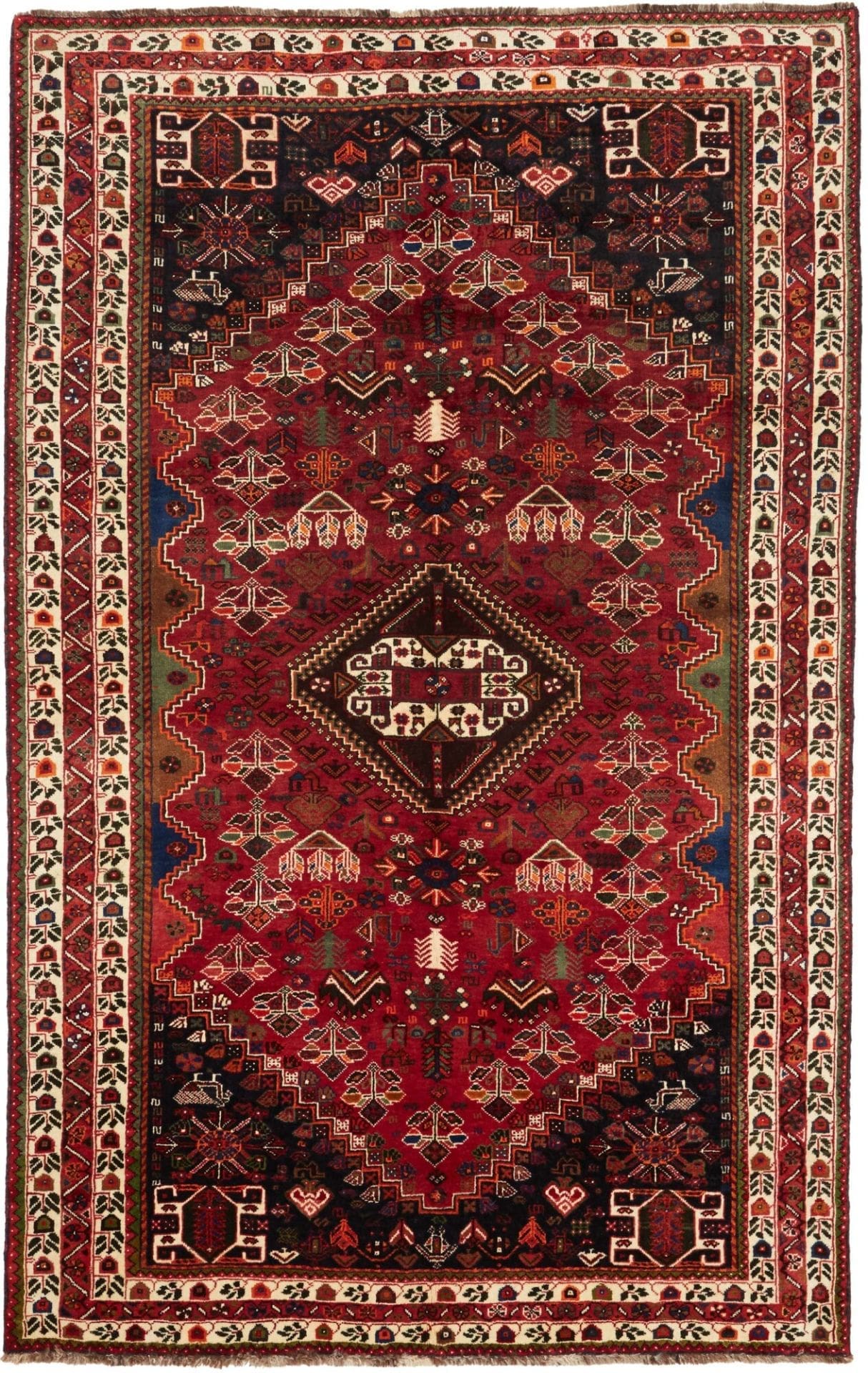 Gashghai Teppich 171 x 265cm | Handgeknüpft, Schurwolle, Orientteppich