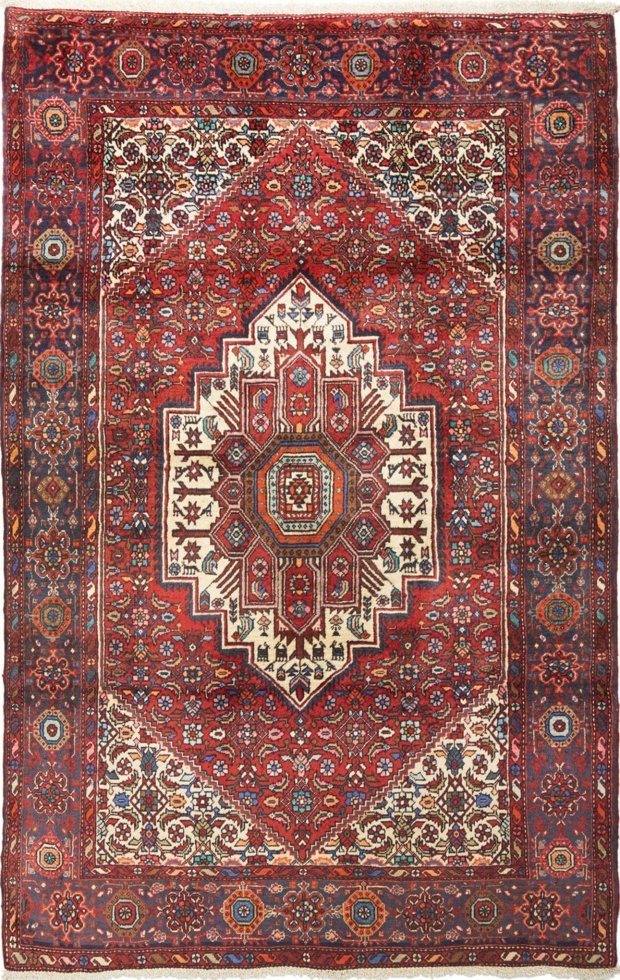 Gholtogh Perserteppich 118 x 182 cm aus Schurwolle, handgeknüpft