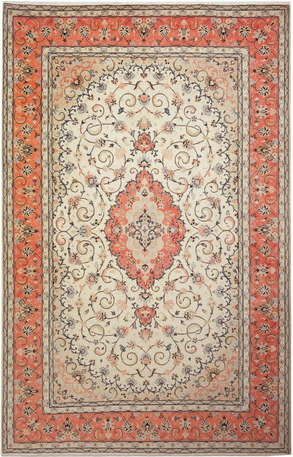 Kashan Teppich 195 x 300cm – Handgeknüpft, Perserteppich H1