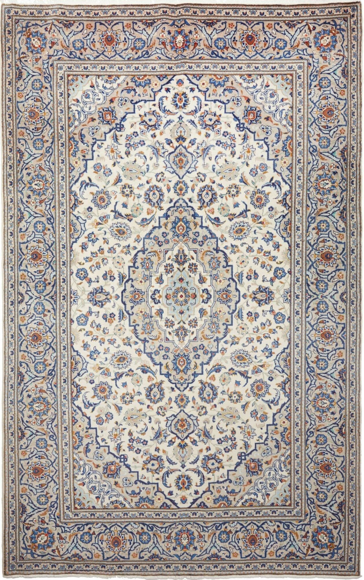 Kashan Teppich 197 x 307 cm - Handgeknüpft, Perserteppich