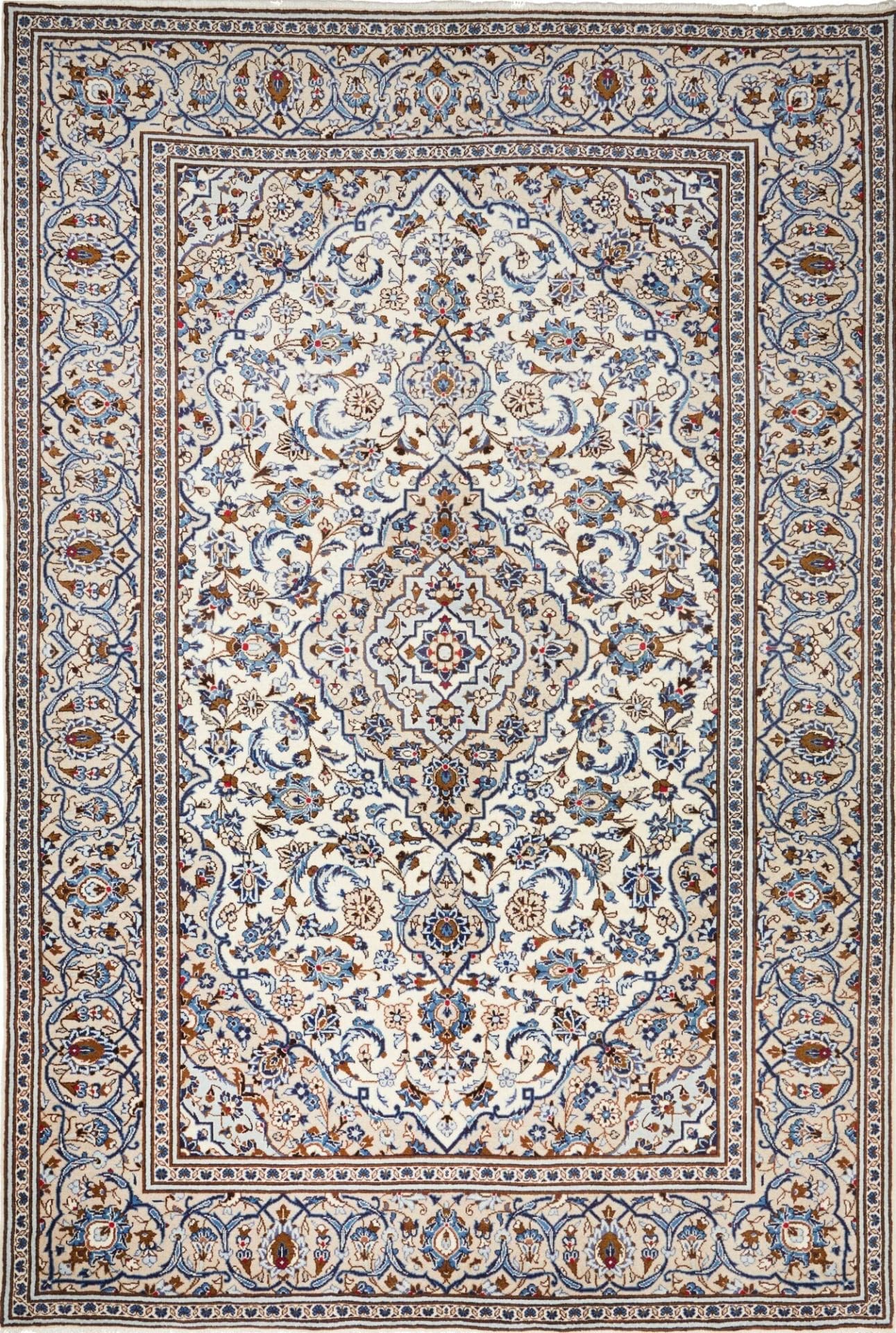 Kashan Teppich 199 x 293 cm | Handgeknüpft | Perserteppich