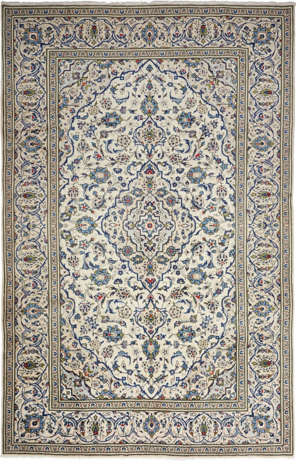Kashan Teppich 200 x 300cm – Handgeknüpft, Perserteppich, Schurwolle