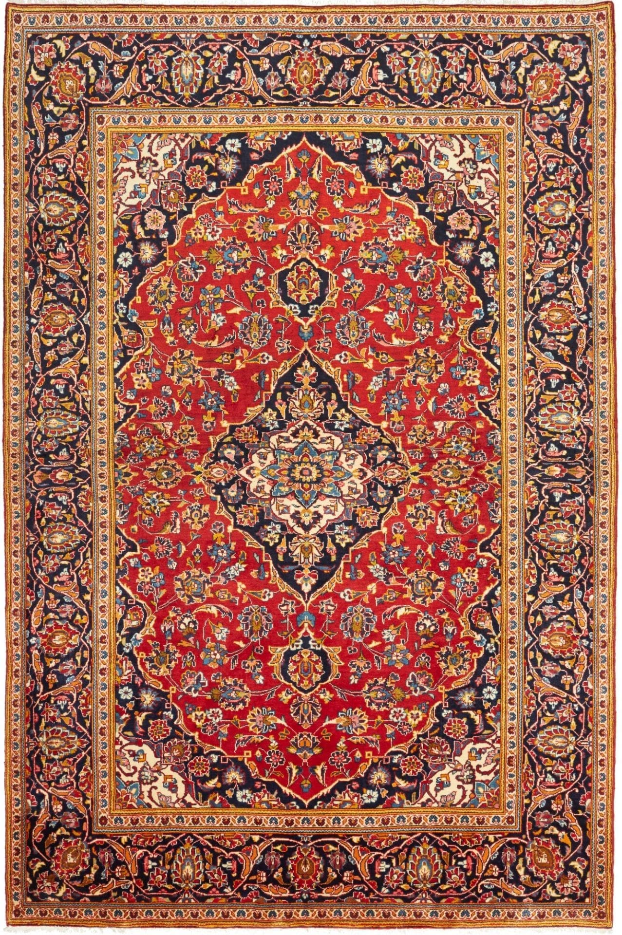 Kashan Teppich 200 x 300cm | Handgeknüpft | Perserteppich