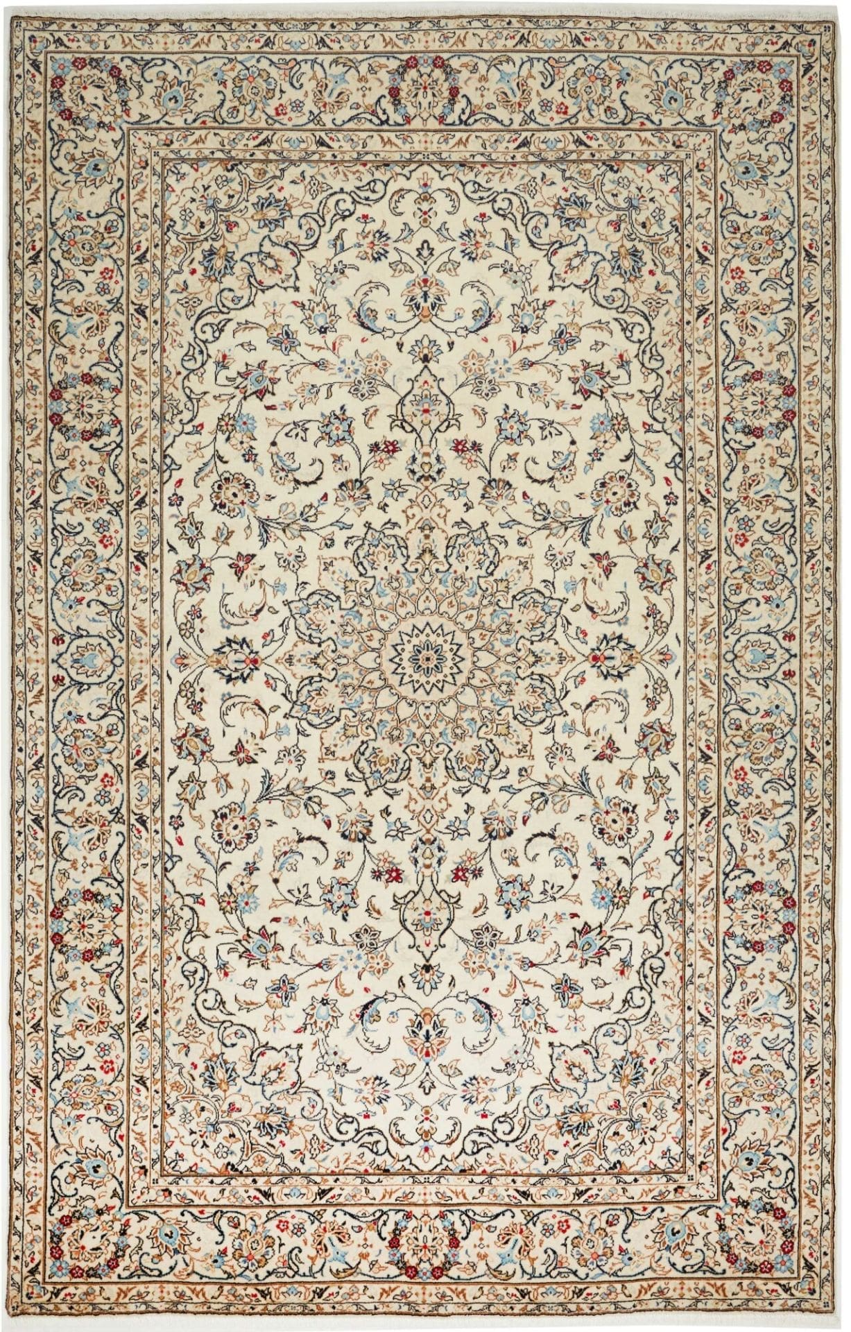 Kashan Teppich 200 x 308 cm – Perserteppich, handgeknüpft, Wolle