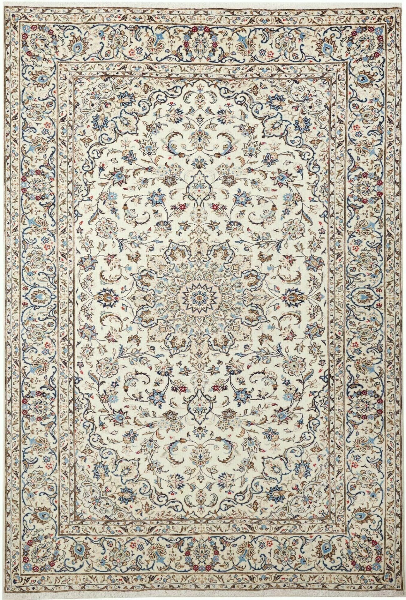 Kashan Teppich 203 x 293 cm, Handgeknüpft, Perserteppich