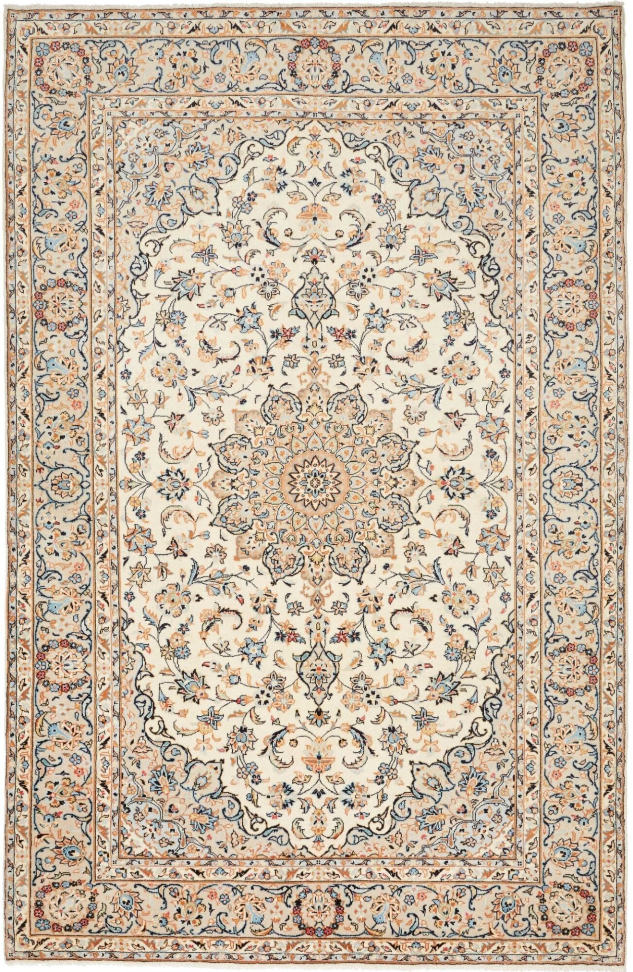 Kashan Teppich 203 x 304 cm – Handgeknüpft, Perserteppich