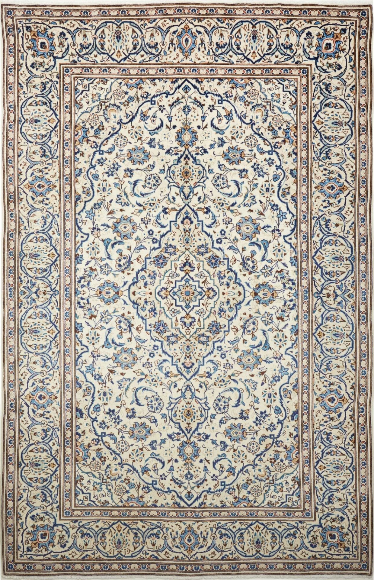Kashan Teppich 203 x 305 cm – Handgeknüpft, Perserteppich, Wolle
