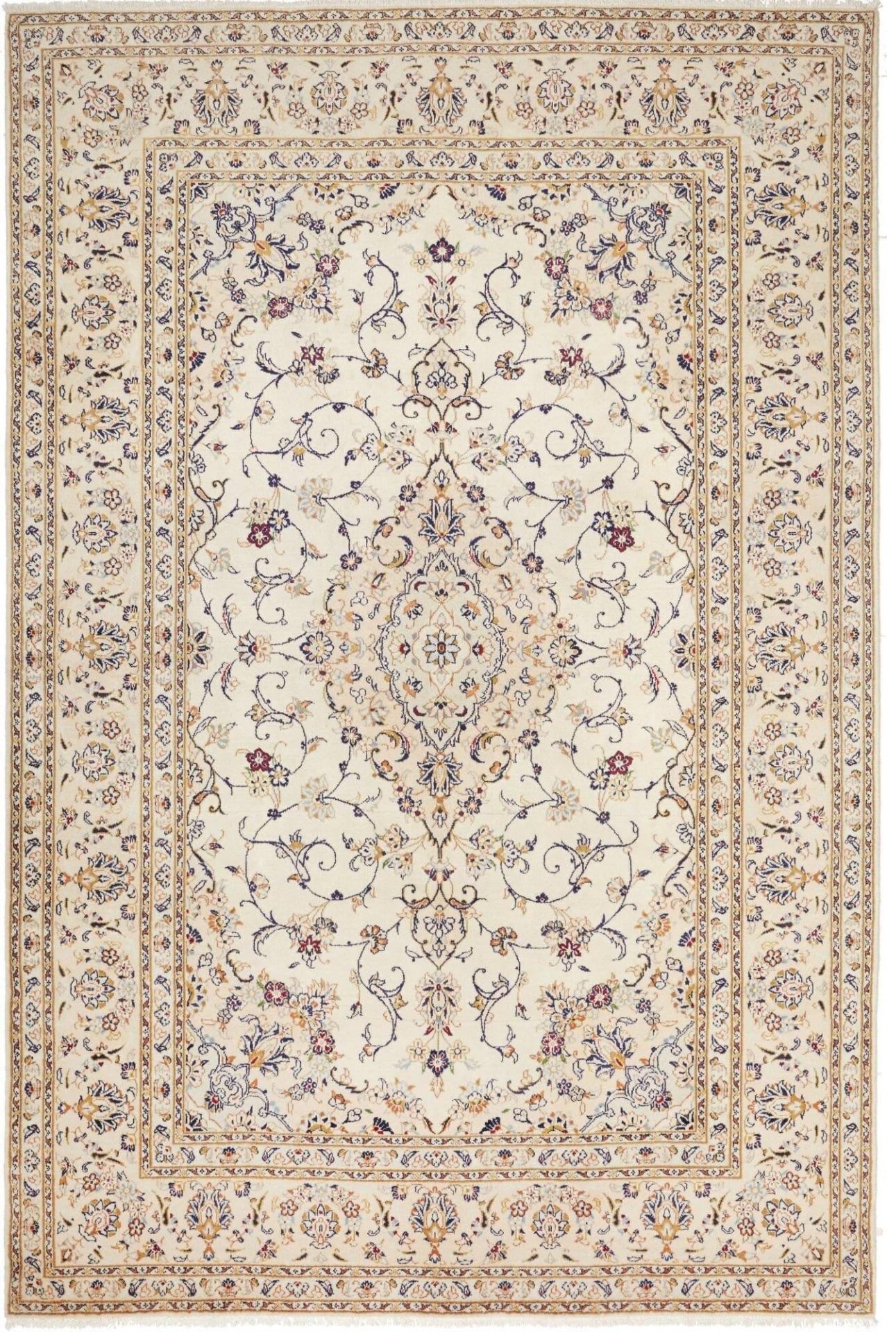 Kashan Teppich 204x303cm | Handgeknüpft | Perserteppich