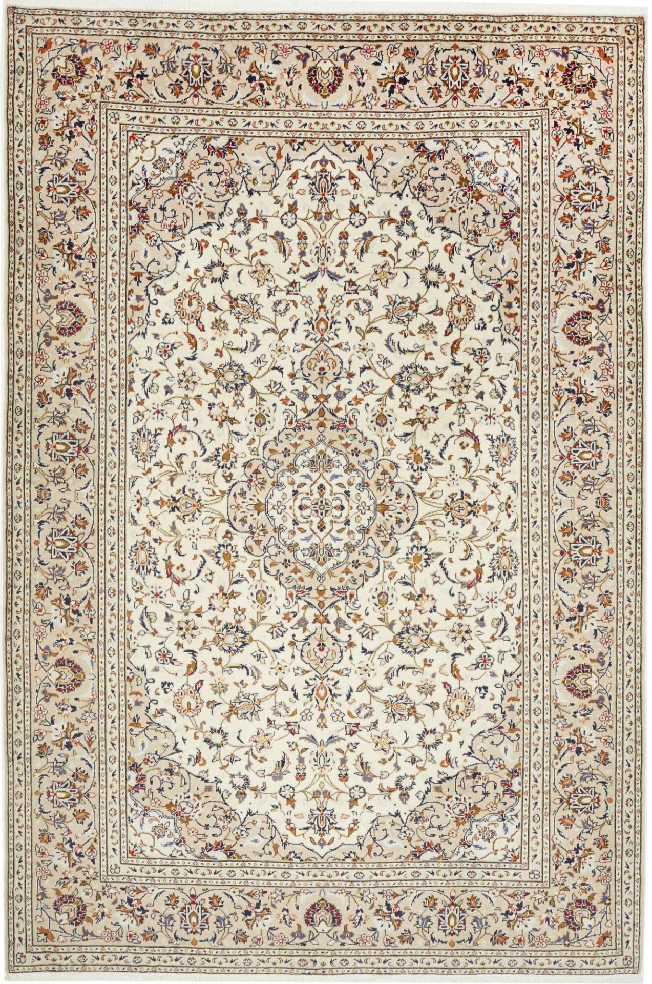 Kashan Teppich 205 x 308 cm | Handgeknüpft | Perserteppich